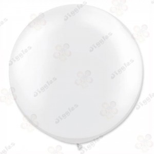 White Matte Balloon 24"