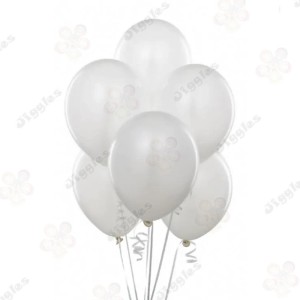 White Matte Balloons 10inch