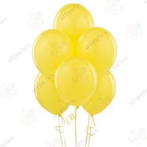Yellow Matte Balloons 10inch