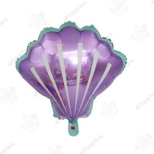 Sea Shell Foil Balloon Purple