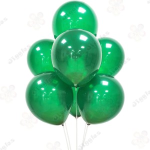 Dark Green Metallic Balloons 12inch