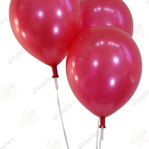Hot Pink Metallic Balloons 12inch