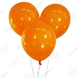 Orange Metallic Balloons 12inch