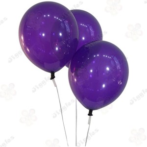 Purple Metallic Balloons 10inch