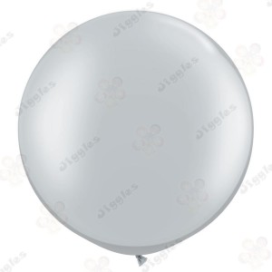 Silver Metallic Balloons 24inch