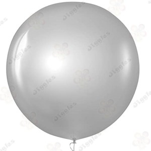 Silver Metallic Balloons 36inch