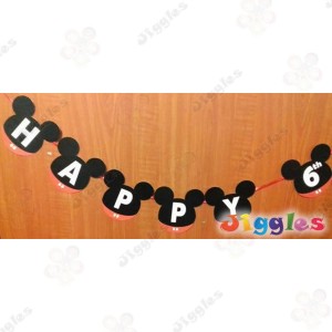 Mickey Mouse Letter Banner