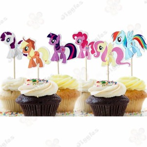 My Little Pony Cupcake Toppers