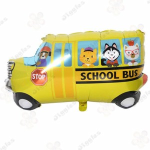 School Bus Foil Balloon 