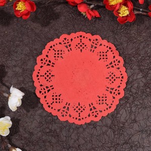 Red Paper Doilies 5.5cm 