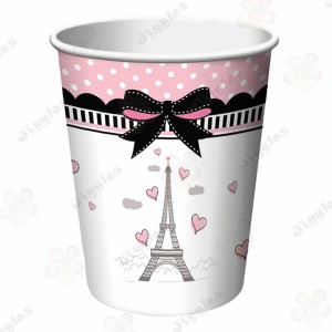 Paris Party Paper Cups