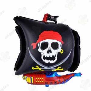 Pirate Foil Balloon Black