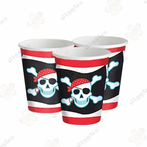 Skull Pirate Paper Cups