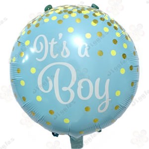 It's A Boy Foil Balloon