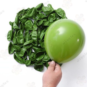 Retro Olive Green Balloons 10inch