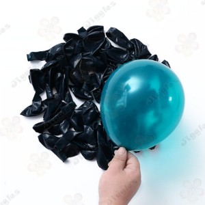 Retro Transparent Teal Blue Balloons 10inch