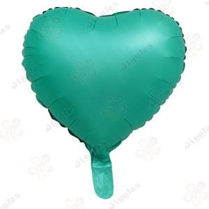 Matt Green Heart Foil Balloon 