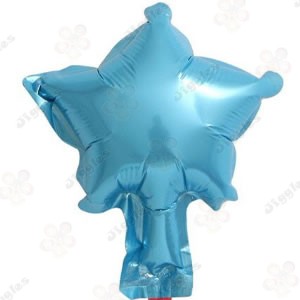 Light Blue Star Foil Balloon 5"