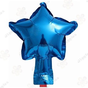 Blue Star Foil Balloon 5"