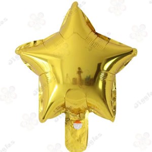 Gold Star Foil Balloon 5"