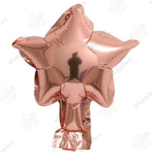 Rose Gold Star Foil Balloon 5"