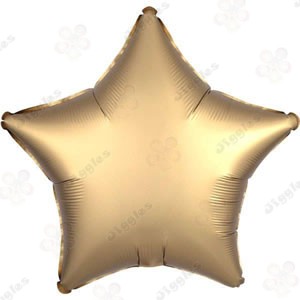 Matte Gold Star Foil Balloon