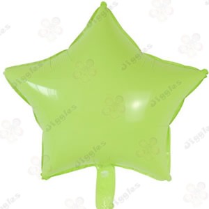 Pastel Green Star Foil Balloon