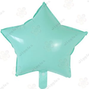 Pastel Mint Green Star Foil Balloon