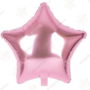Pink Star Foil Balloon