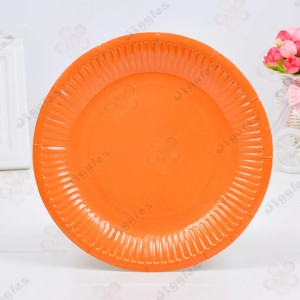 Orange Paper Plates