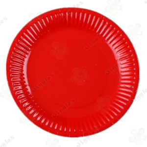 Red Paper Plates