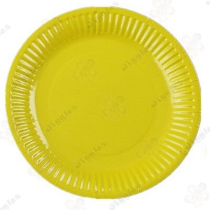 Yellow Paper Plates