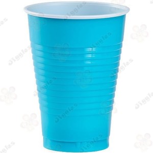 Light Blue Plastic Cup