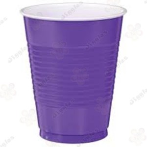 Purple Plastic Cup