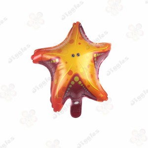 Mini Star Fish Foil Balloon
