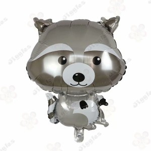 Woodland Raccoon Foil Balloon