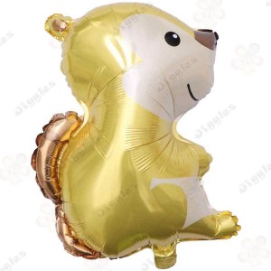 Woodland Squirrel Foil Balloon